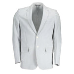 Gant White Cotton Men Jacket GA-1573-52-FBB-410