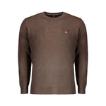 Norway 1963 Brown Wool Men Sweater NO-32033-3XL
