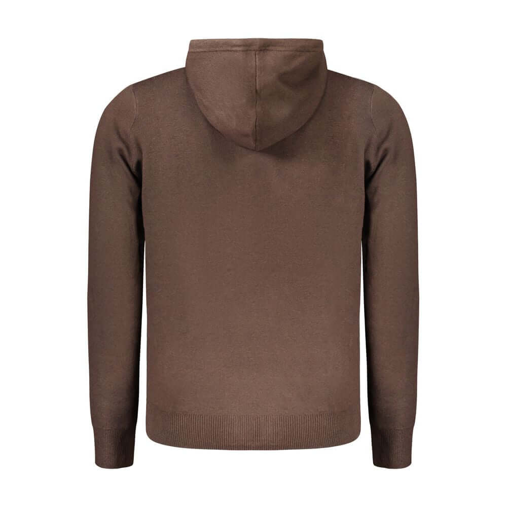 Norway 1963 Brown Polyamide Men Cardigan NO-33181-M