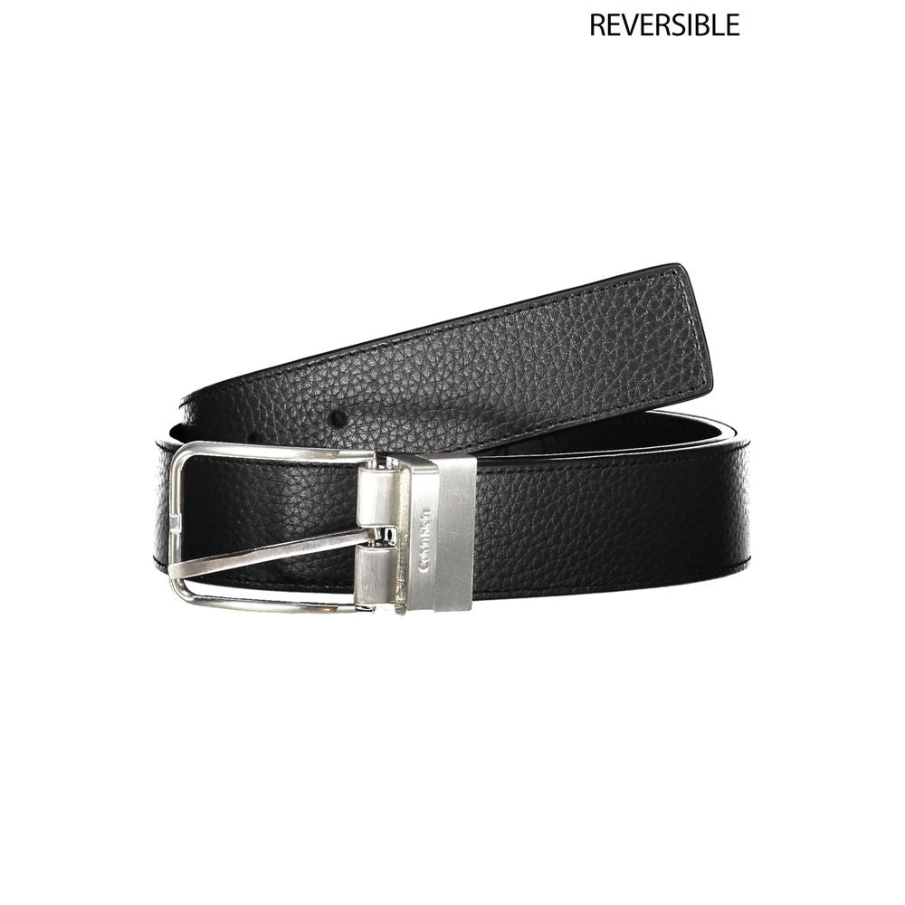 Calvin Klein Black Polyester Men Belt CA-37714-105 CM / 42 INCHES
