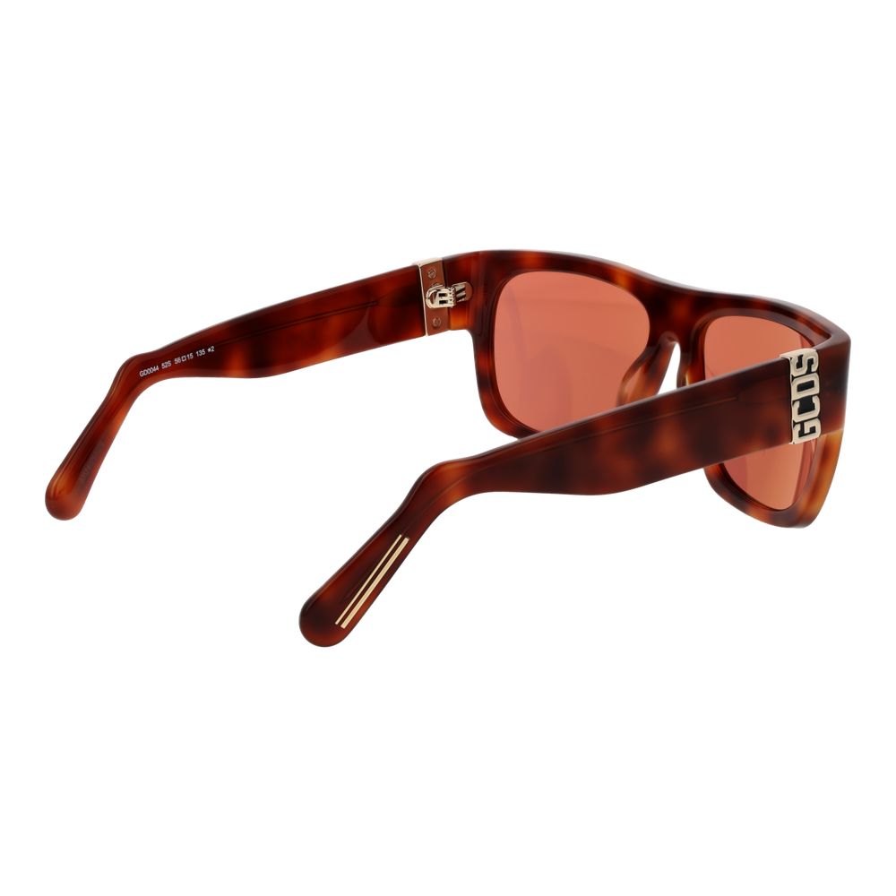 GCDS Brown Acetate Sunglasses