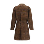 Salvatore Santoro Leopard Coat SA-48026DTOBACCO-IT42 | L