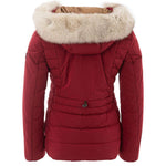 Peuterey Bordeaux Polyester Jackets & Coat PE-361966720011036-IT42|M