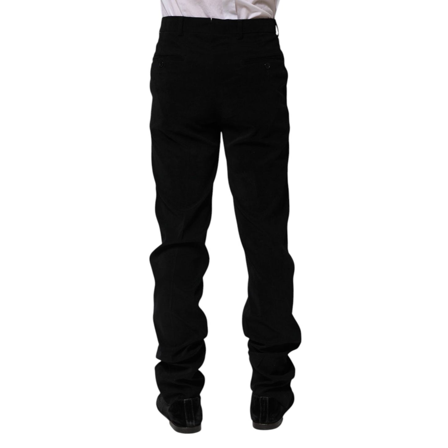 BENCIVENGA Black Mid Waist Dress Formal Pants PAN74148-44