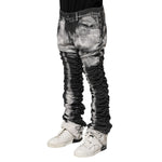 Dolce & Gabbana Black Tie Dye Straight Denim Jeans PAN75175-48