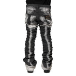 Dolce & Gabbana Black Tie Dye Straight Denim Jeans PAN75175-48