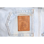 Dolce & Gabbana Light Blue Tattered Skinny Denim Jeans PAN75211-44