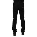 Dolce & Gabbana Black Cotton Skinny Men Denim Jeans PAN75254-44
