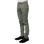 Dondup Green Mid Waist Skinny Fit Casual Pants PAN75848-29