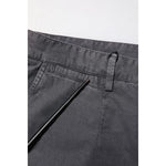 Dolce & Gabbana Dark Gray Cotton Stretch Denim Bermuda Shorts