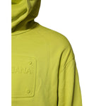 Dolce & Gabbana Green Cotton Hooded Logo Sweatshirt Sweater THS90369-44