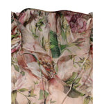Dolce & Gabbana Pink Floral Print Tiered Long Maxi Dress DR81759-46