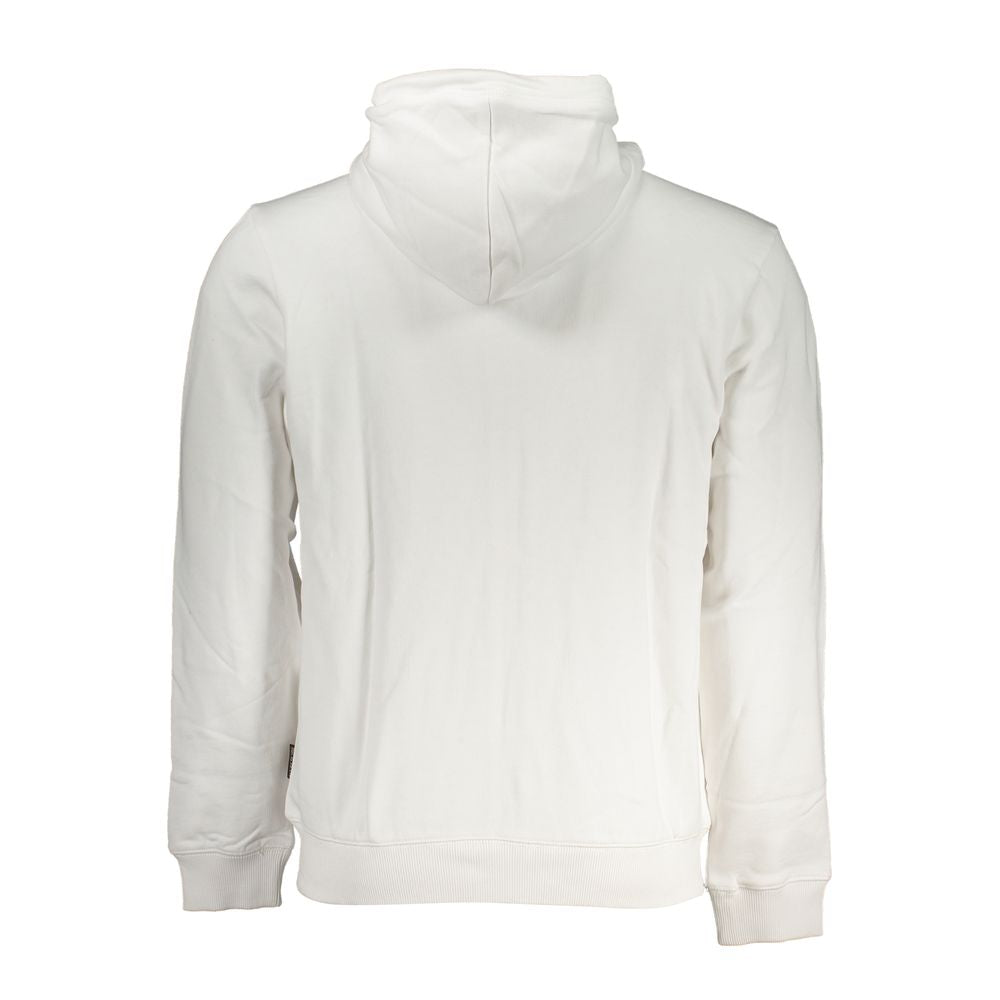 Napapijri White Cotton Sweater NA-28548-S