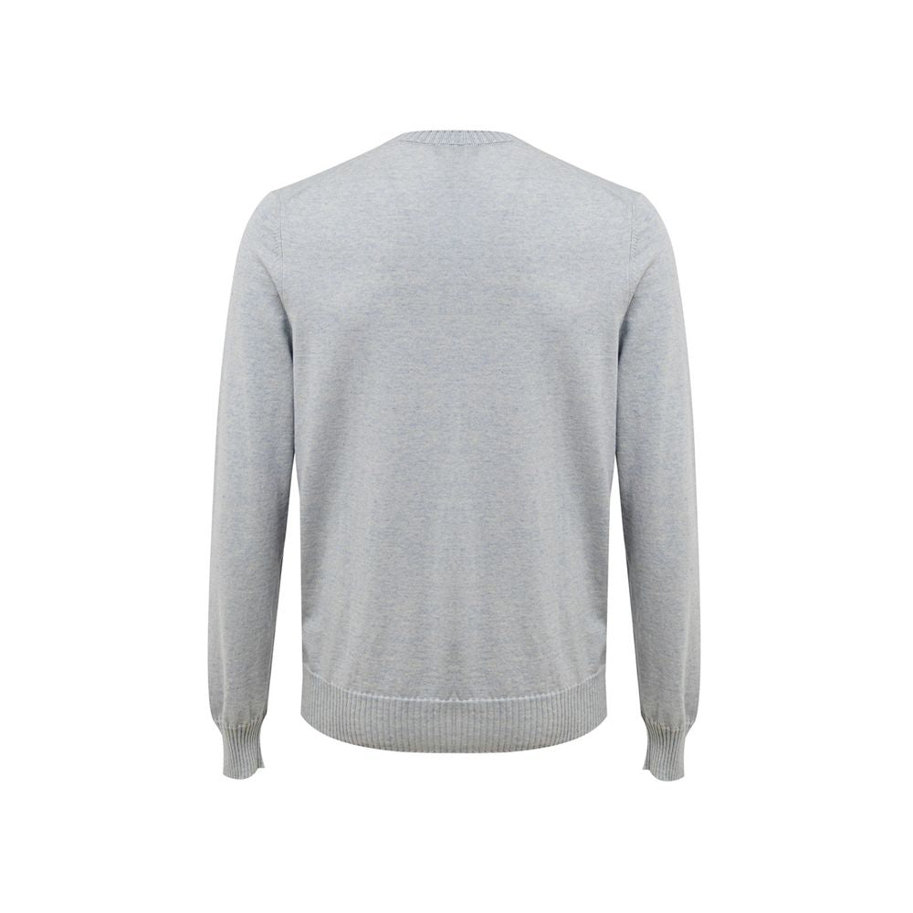 Gran Sasso Blue Cotton Sweater GR-945820051436-IT50 | L