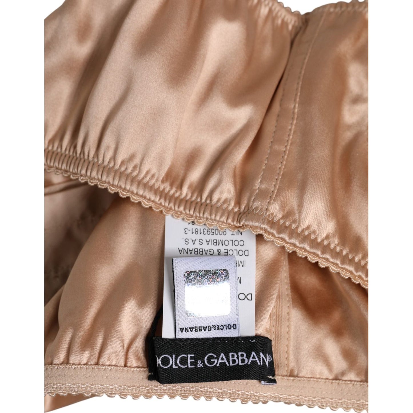 Dolce & Gabbana Pale Pink Underwired Balconette Bra Underwear BIK1403-3