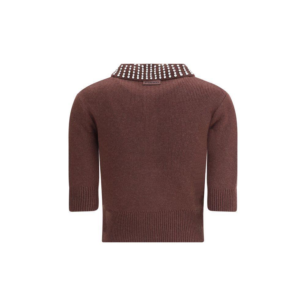 PINKO Emilia Sweater with strass PI-105745A2S4L99-M