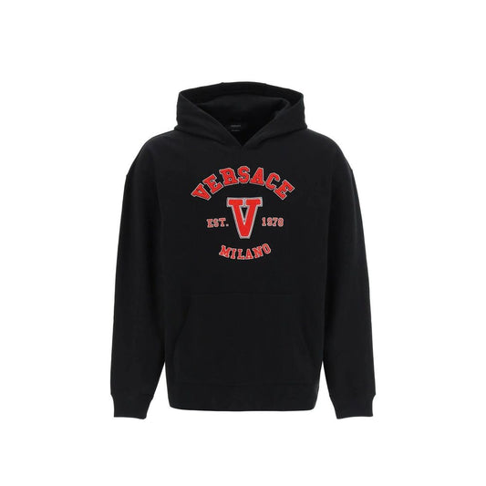 Versace Black Cotton Sweatshirt