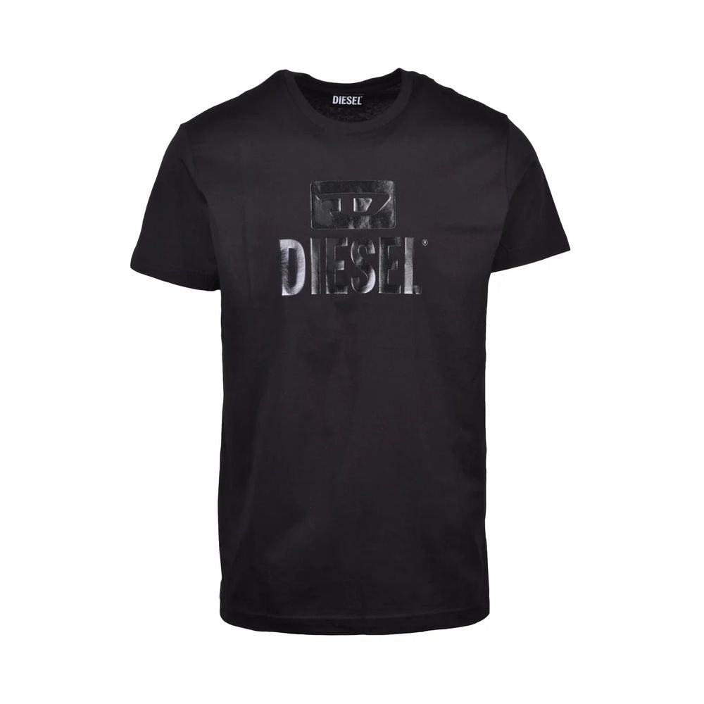 Diesel Black Cotton T-Shirt DI-15780-S