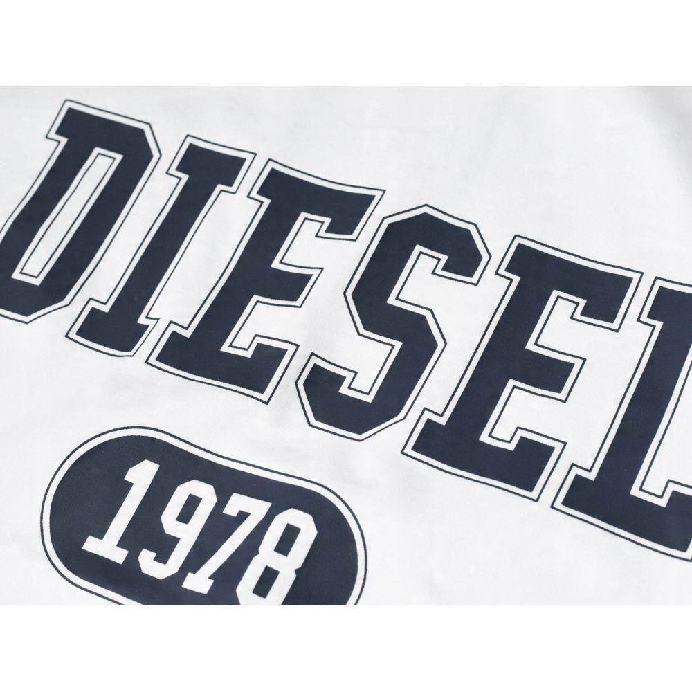 Diesel White Cotton T-Shirt DI-15778-S