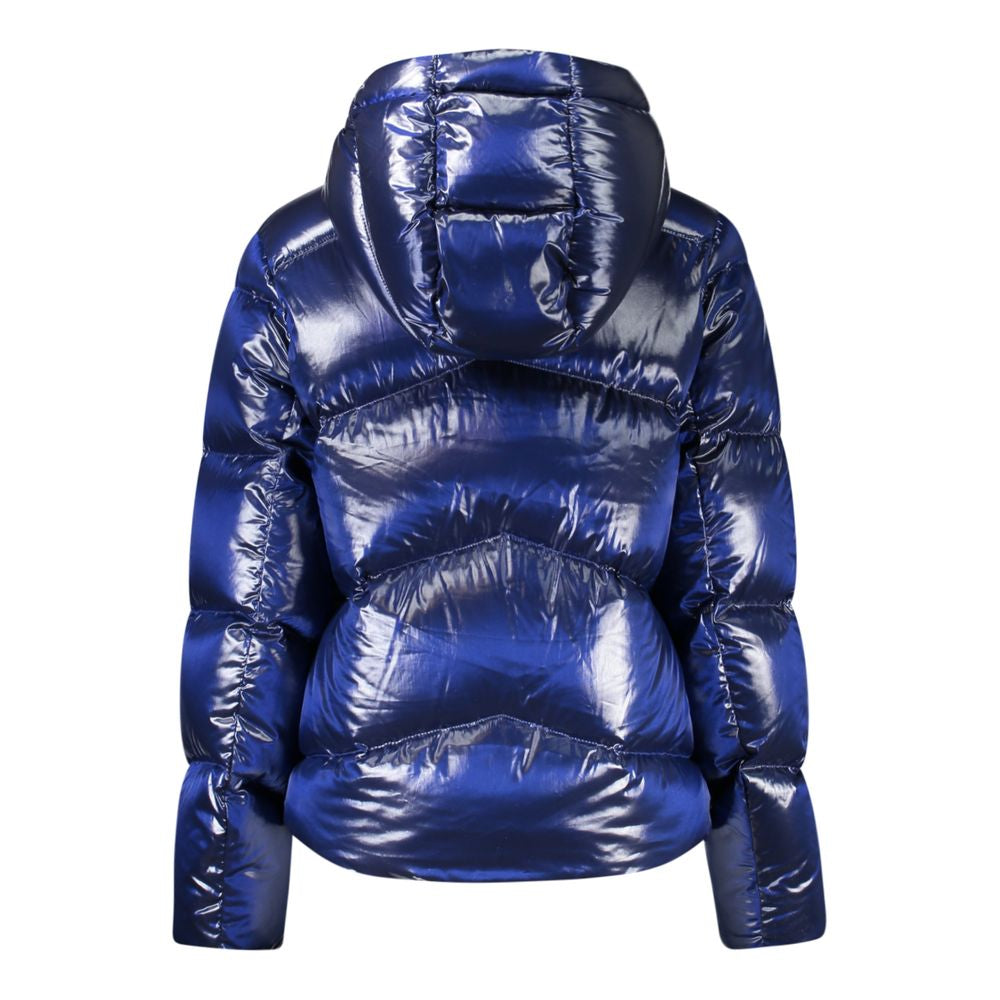 K-WAY Blue Polyamide Jackets & Coat KW-34415-S