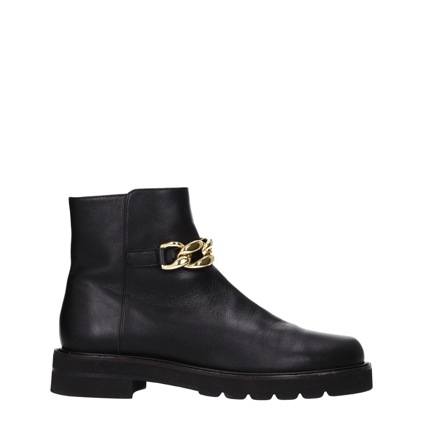 Stuart Weitzman Black Leather Ankle Boots ST-8547168715017-EU40/US10