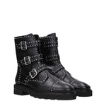 Stuart Weitzman Black Leather Ankle Boots ST-8547168649481-EU35/US5