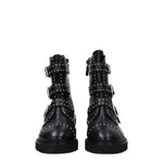 Stuart Weitzman Black Leather Ankle Boots ST-8547168649481-EU35/US5