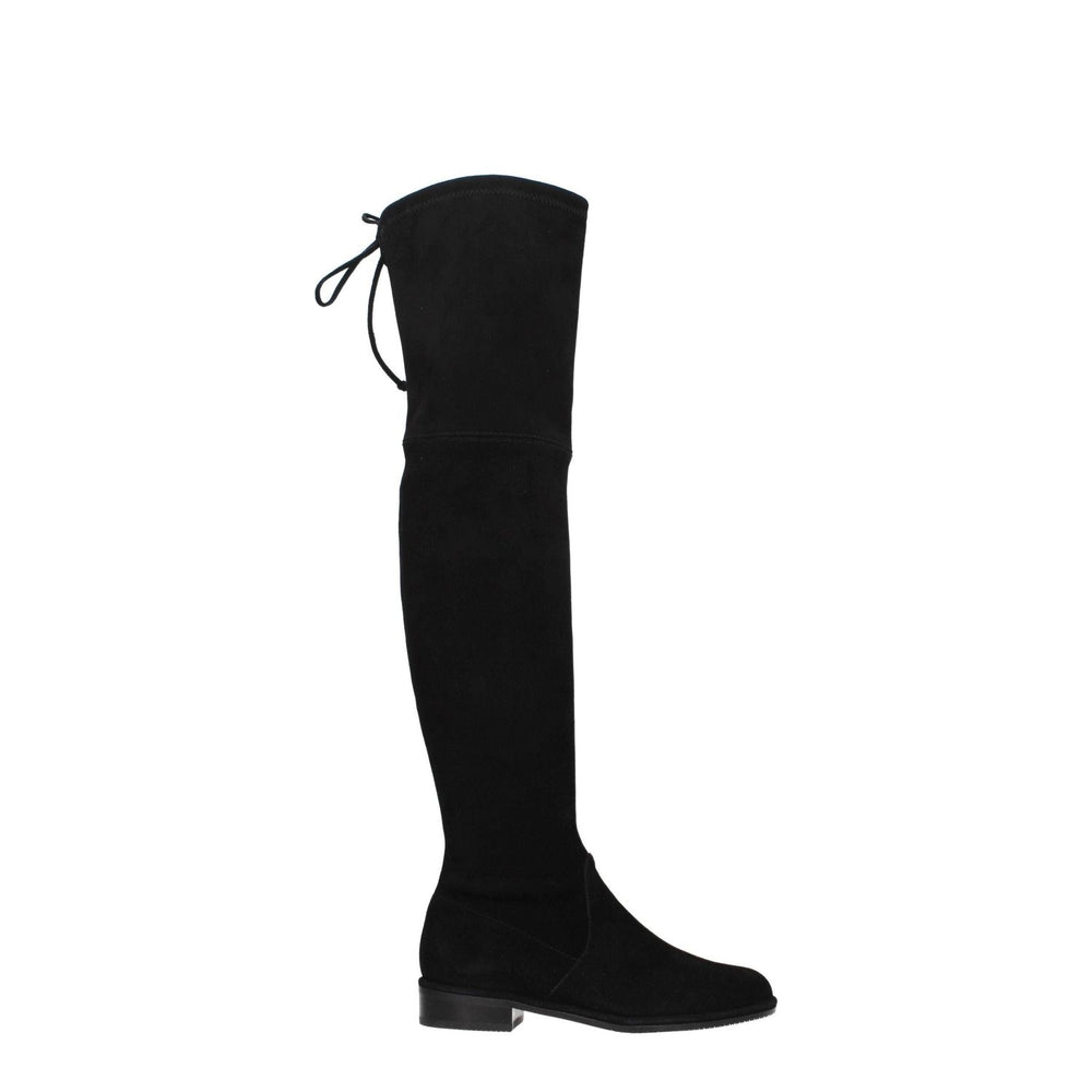 Stuart Weitzman Black Leather Over The Knee ST-8547174973705-EU35/US5
