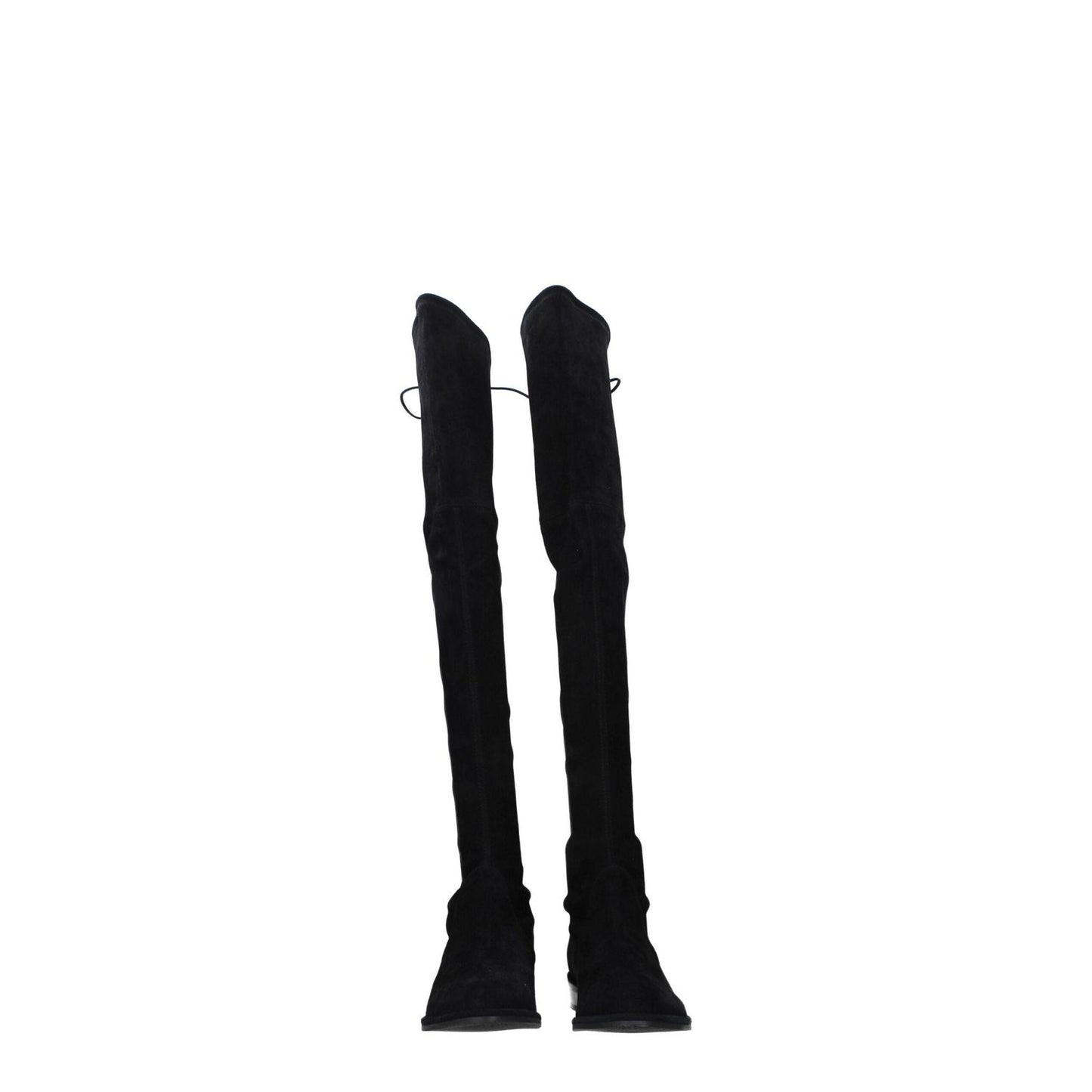 Stuart Weitzman Black Leather Over The Knee ST-8547169632521-EU35/US5