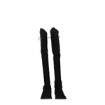 Stuart Weitzman Black Leather Over The Knee ST-8547169632521-EU35/US5