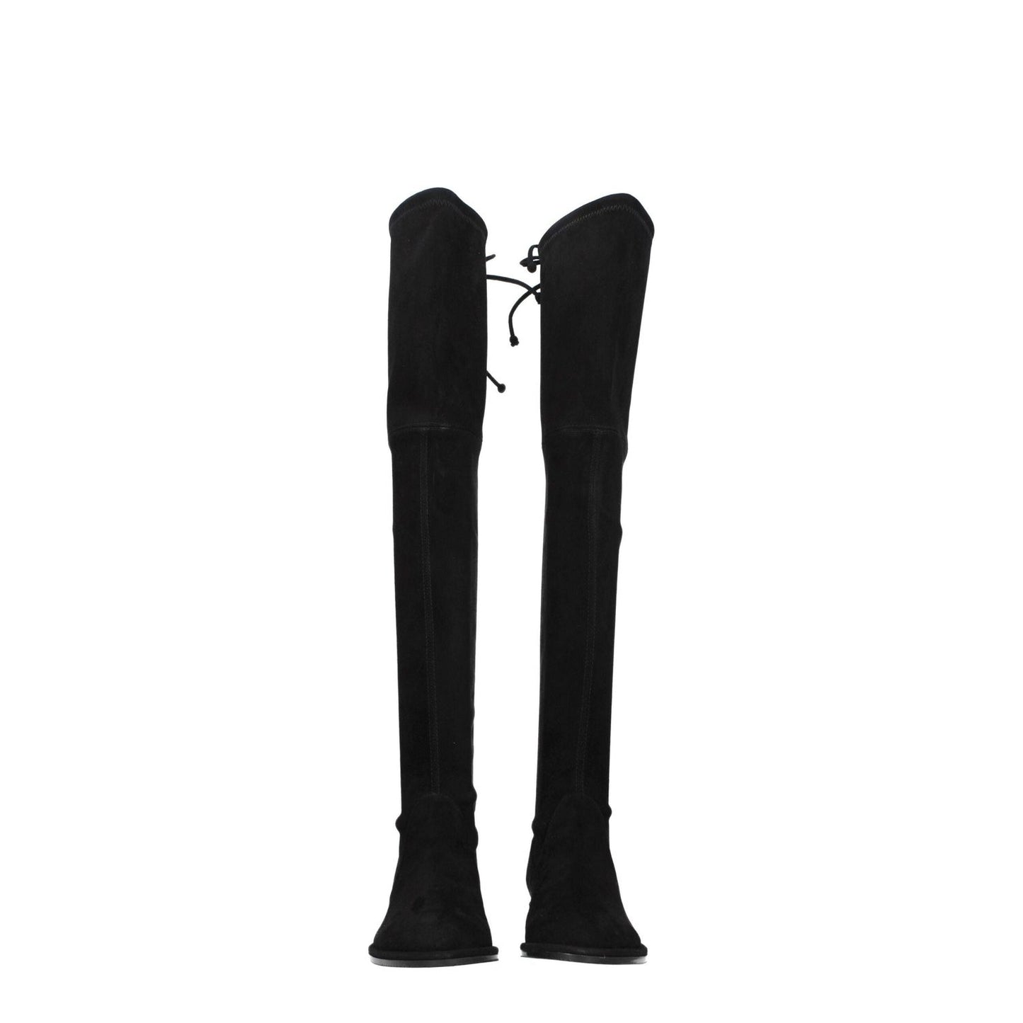 Stuart Weitzman Black Leather Over The Knee ST-8547174973705-EU35/US5