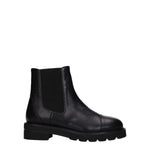 Stuart Weitzman Black Leather Ankle Boots ST-8547179528457-EU35.5/US5.5