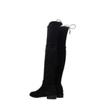 Stuart Weitzman Black Leather Over The Knee ST-8547169632521-EU35/US5