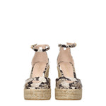 Stuart Weitzman Beige Leather Wedges Sandals ST-8547198107913-EU40/US10