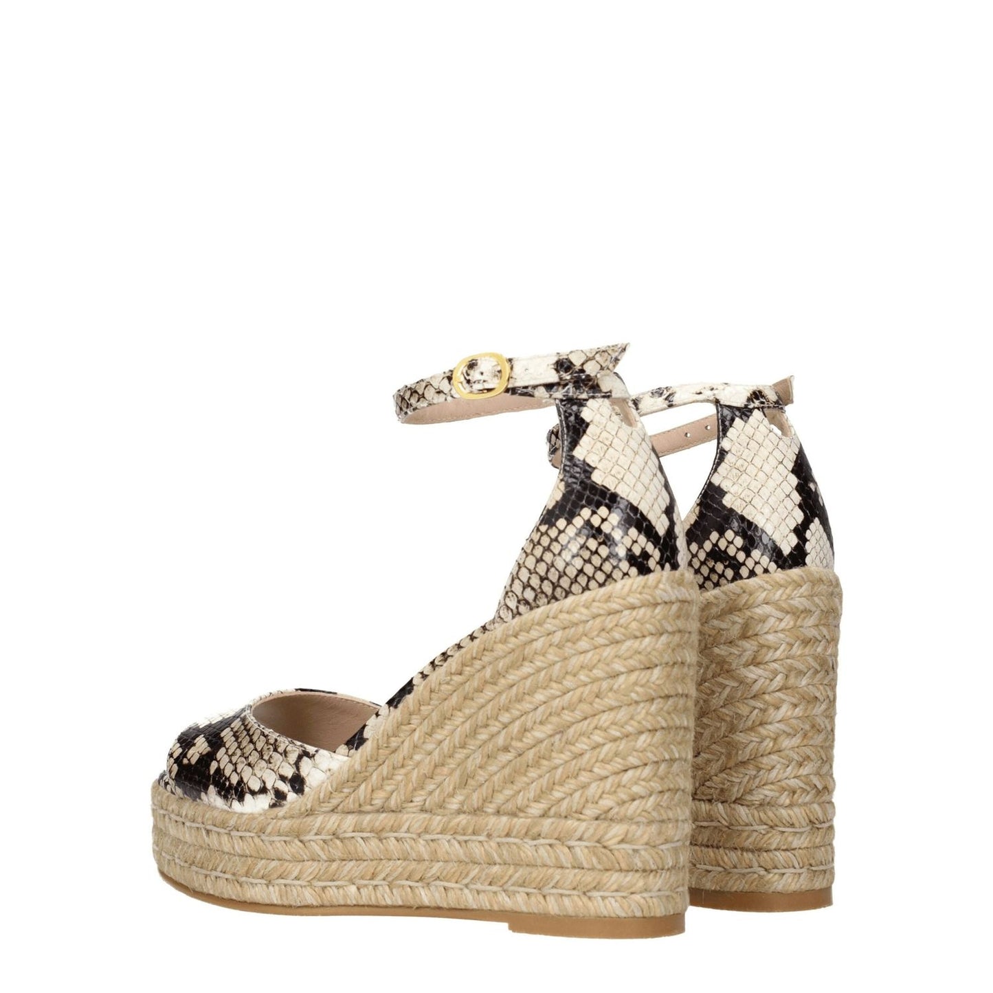 Stuart Weitzman Beige Leather Wedges Sandals ST-8547198107913-EU40/US10