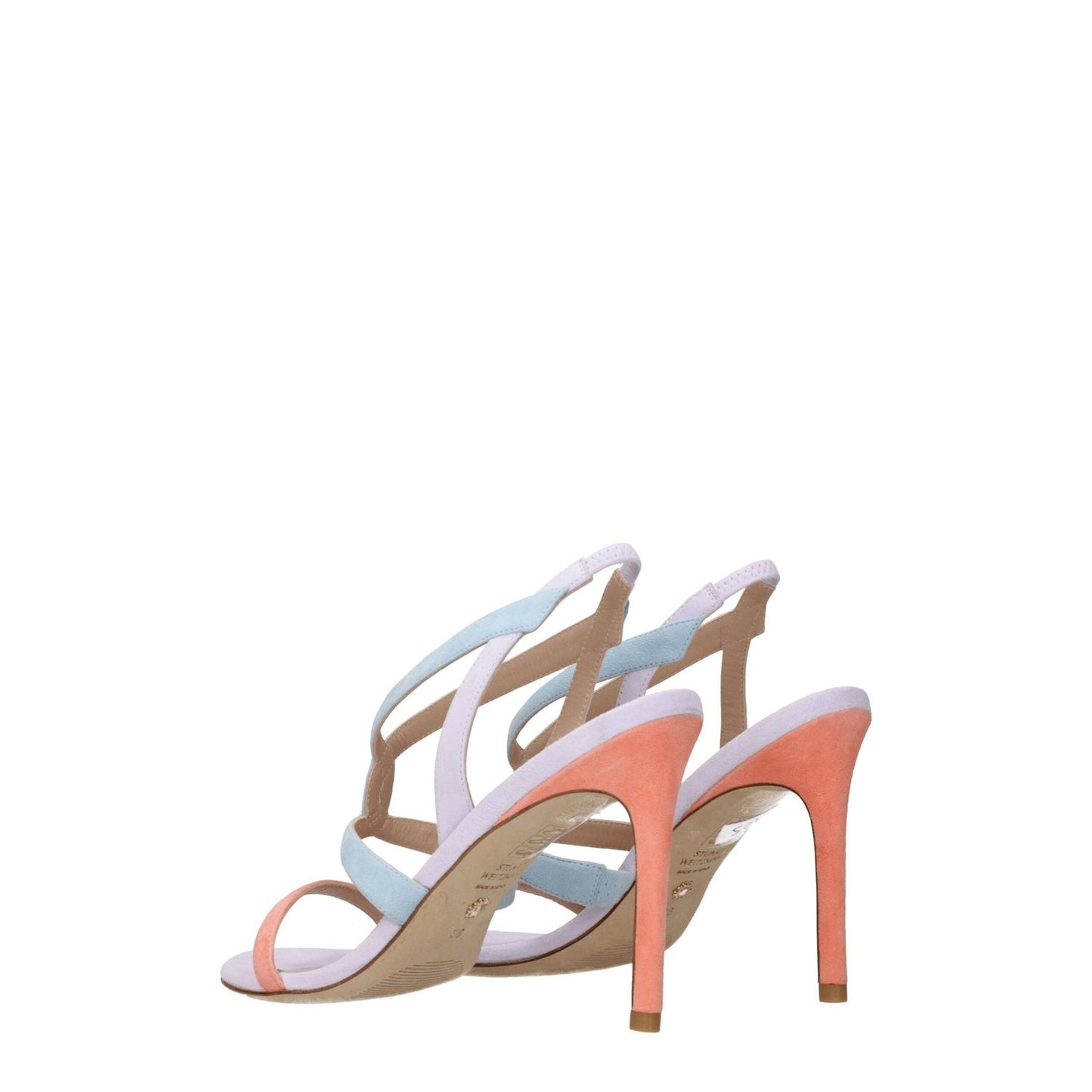 Stuart Weitzman Multicolor Leather Stiletto Heels Sandals ST-8547202302217-EU36/US6