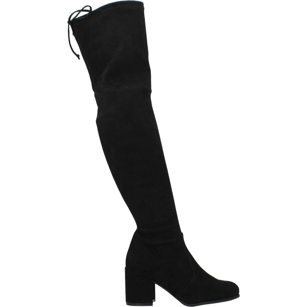 Stuart Weitzman Black Leather Over The Knee ST-8547230679305-EU35/US5