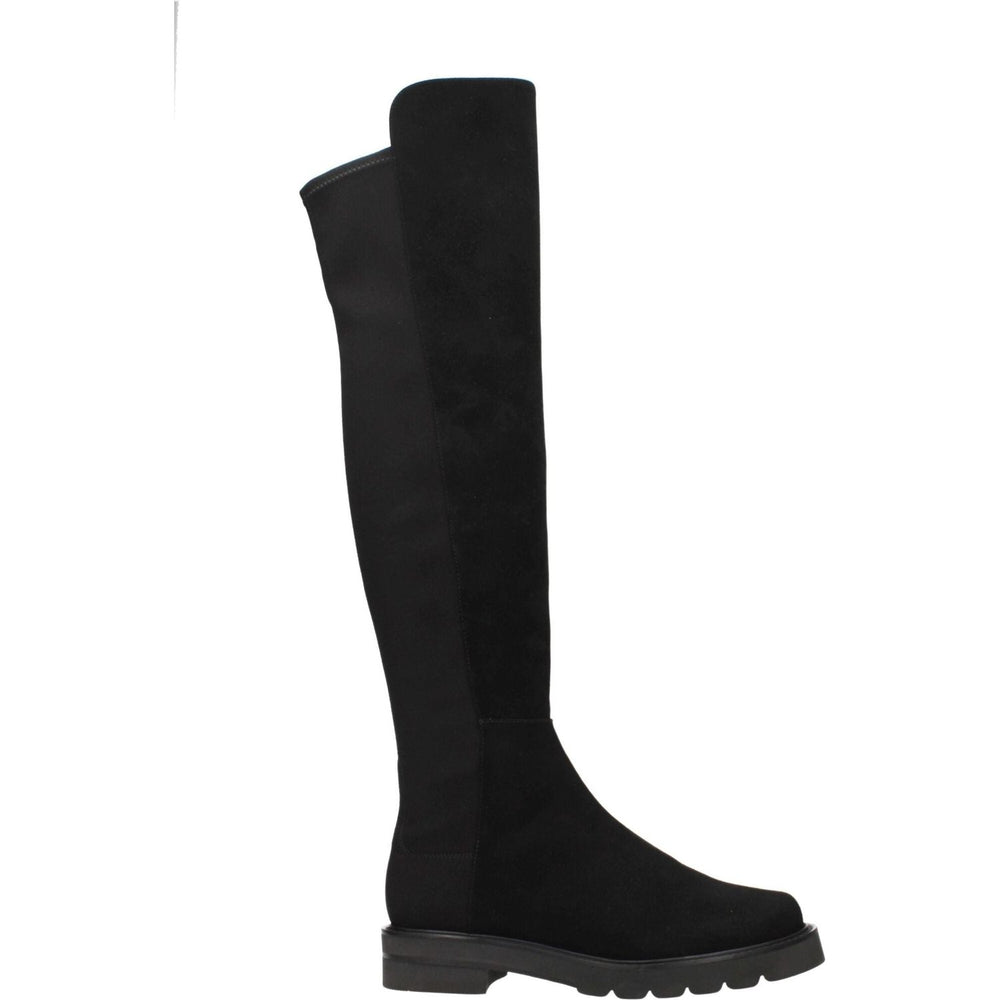 Stuart Weitzman Black Leather Over The Knee ST-8547230613769-EU35/US5