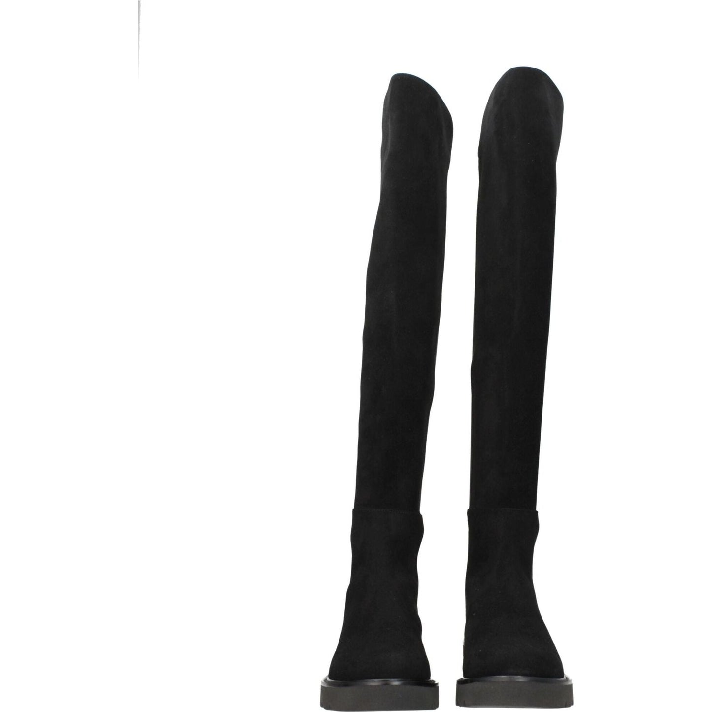 Stuart Weitzman Black Leather Over The Knee ST-8547230613769-EU35/US5