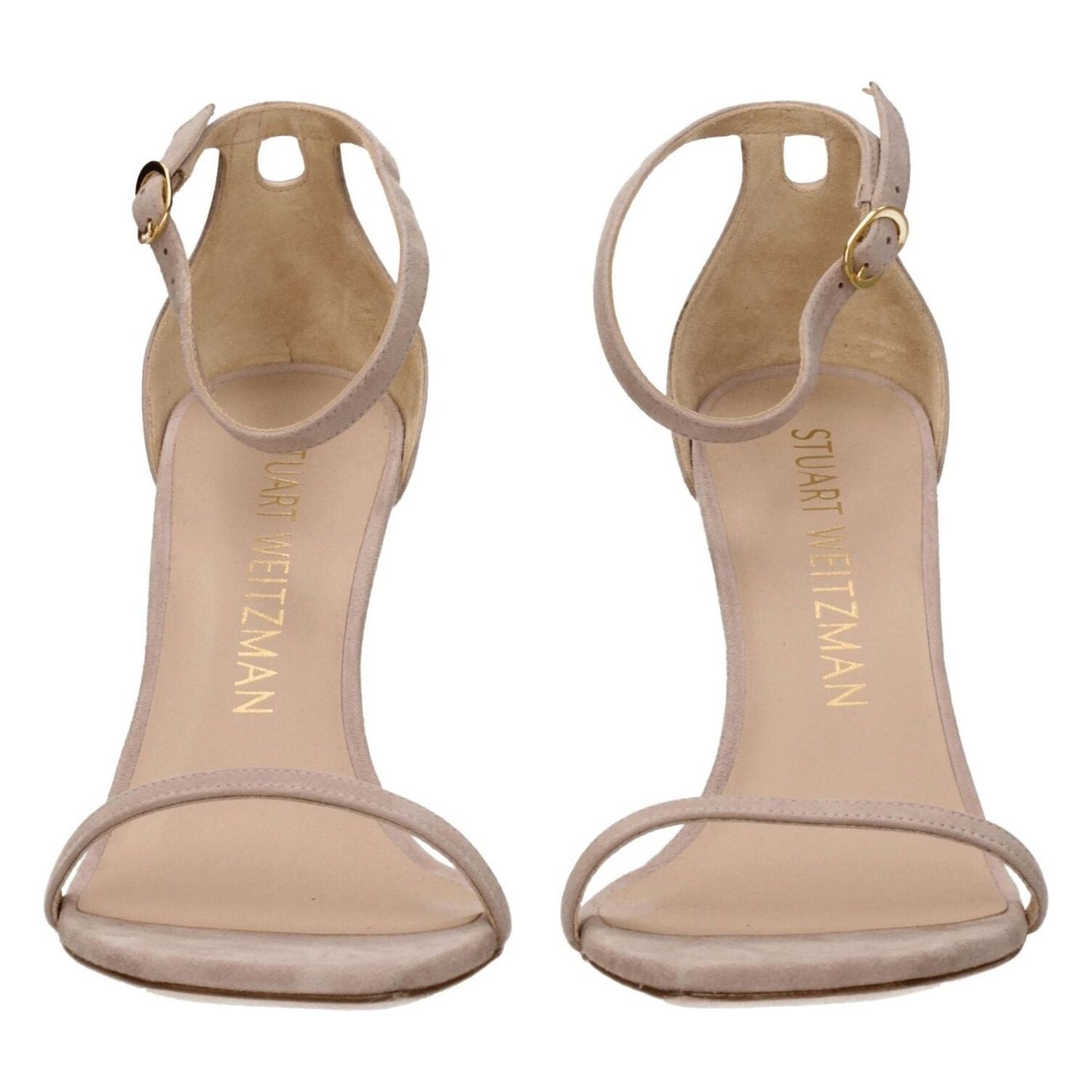 Stuart Weitzman Pink Leather Stiletto Heels Sandals ST-8547244048649-EU41/US11