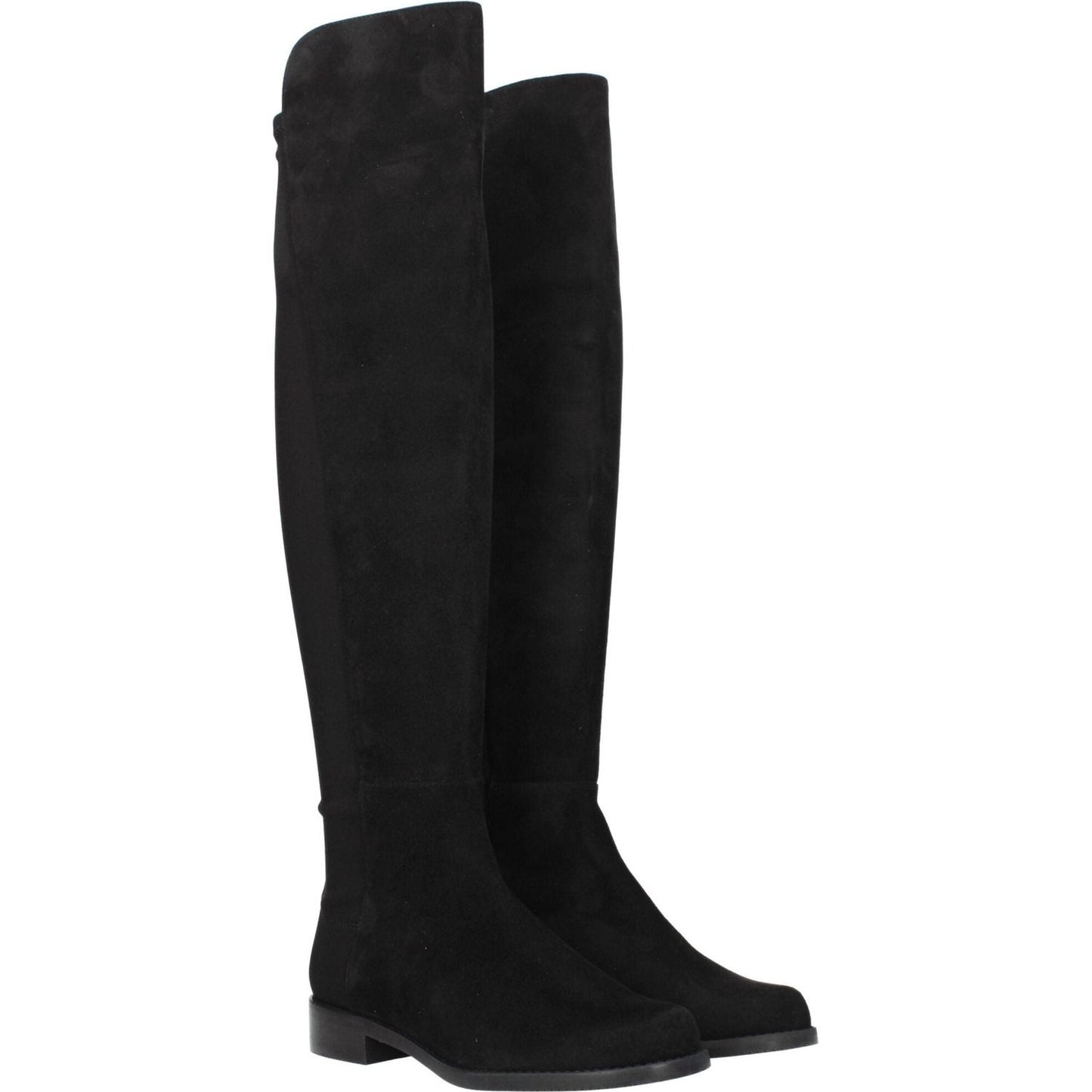 Stuart Weitzman Black Leather Over The Knee ST-8547247784201-EU35/US5