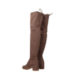 Stuart Weitzman Beige Leather Over The Knee ST-8547247816969-EU35/US5