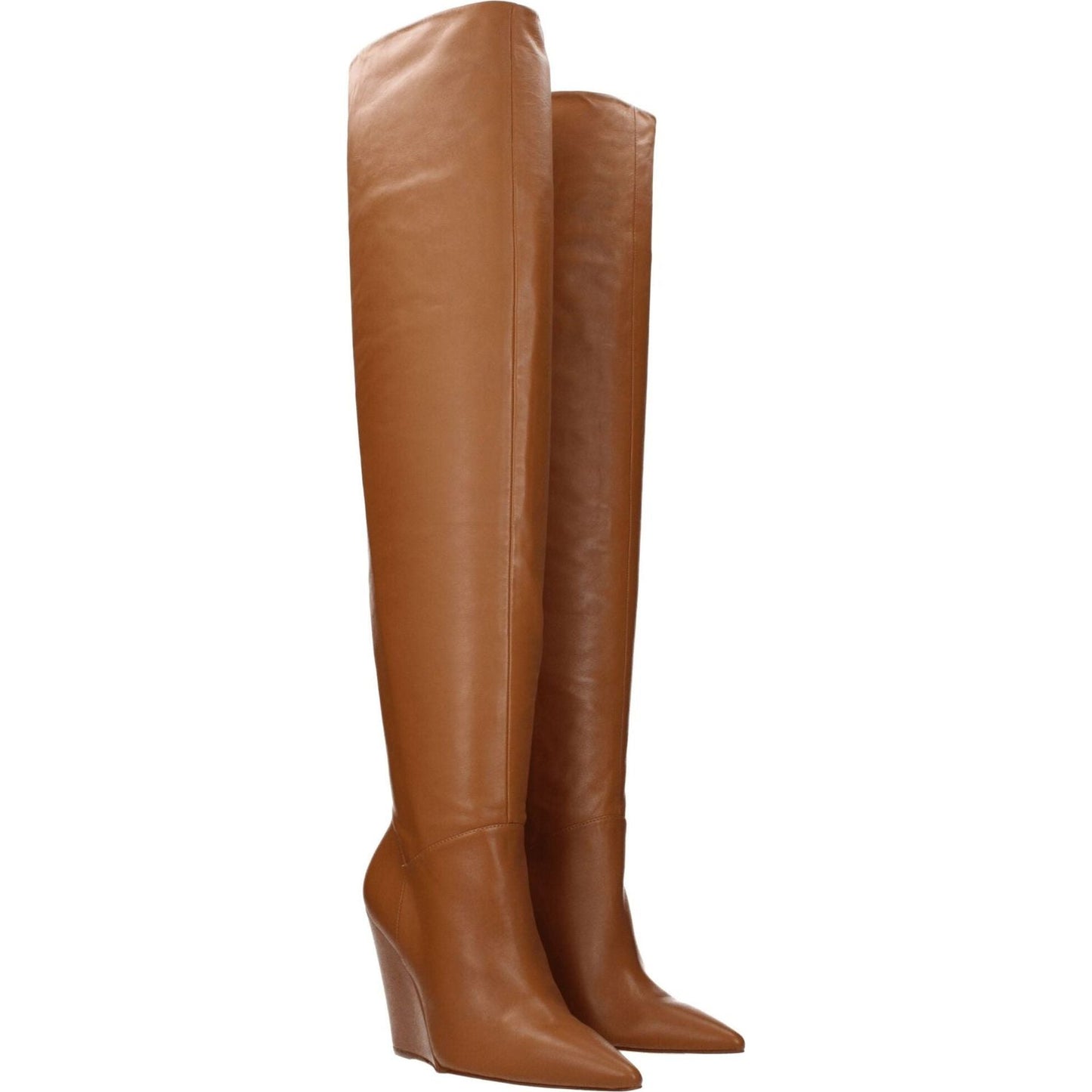 Stuart Weitzman Brown Leather Over The Knee ST-8547257909513-EU36/US6