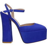 Stuart Weitzman Blue Leather Platforms ST-8547258368265-EU37/US7