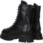 Stuart Weitzman Black Leather Ankle Boots ST-8547258138889-EU38.5/US8.5