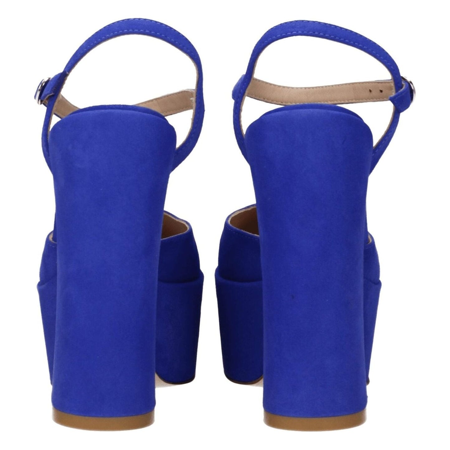 Stuart Weitzman Blue Leather Platforms ST-8547258368265-EU37/US7
