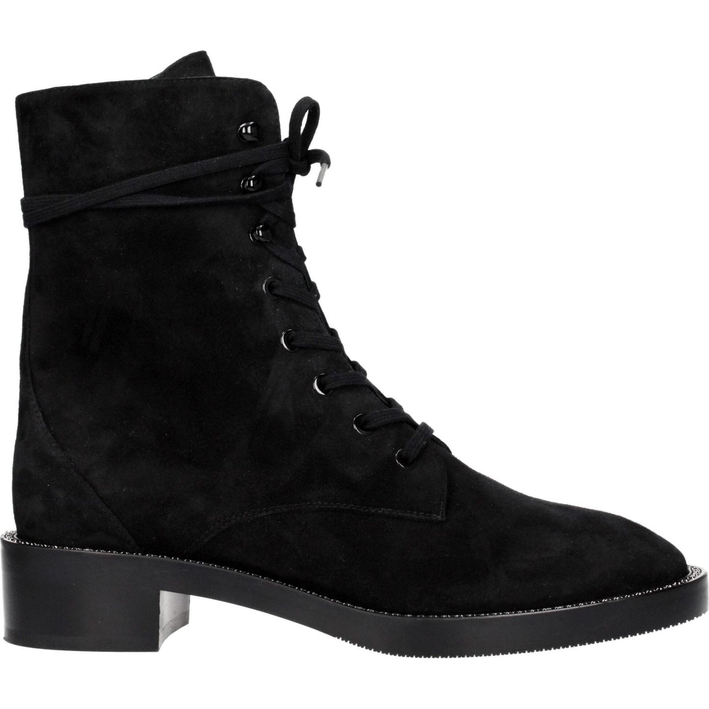 Stuart Weitzman Black Leather Ankle Boots ST-8547261022473-EU40/US10