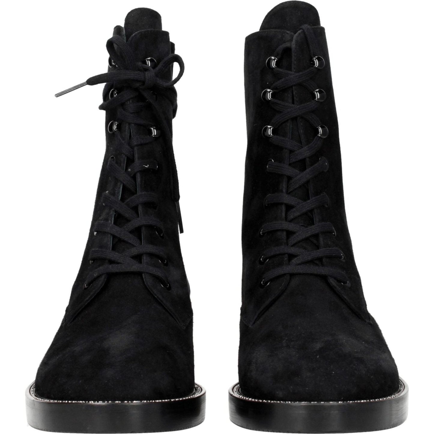 Stuart Weitzman Black Leather Ankle Boots ST-8547261022473-EU40/US10