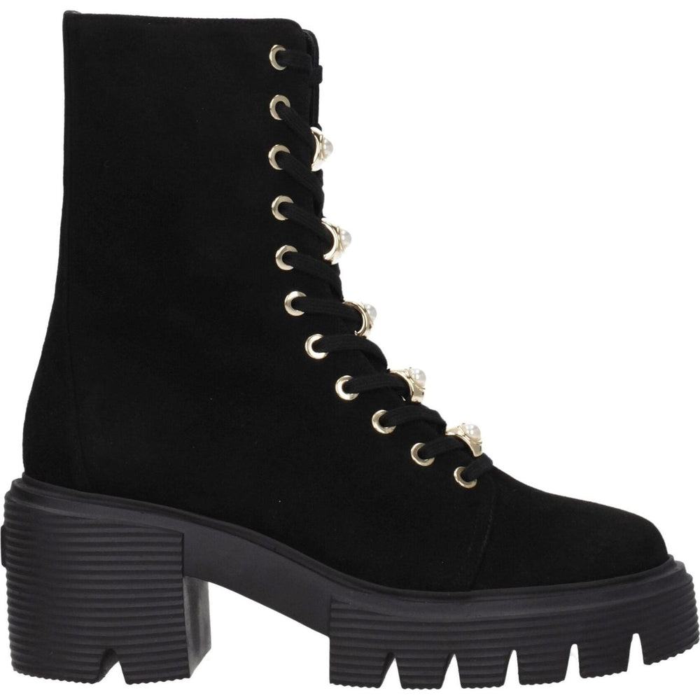 Stuart Weitzman Black Leather Ankle Boots ST-8547266658569-EU35/US5