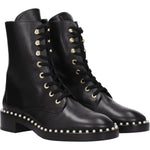 Stuart Weitzman Black Leather Ankle Boots ST-8547266593033-EU35/US5
